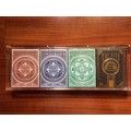 Crystal Card Case x4 - Displays 4 decks